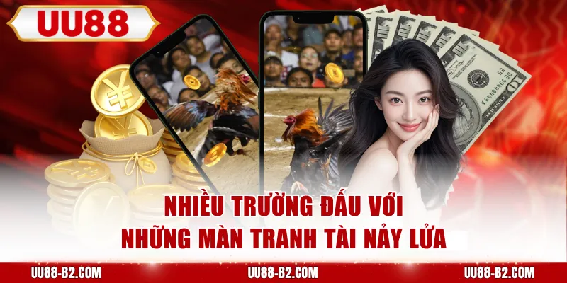 Nhiều trường đấu với những màn tranh tài nảy lửa